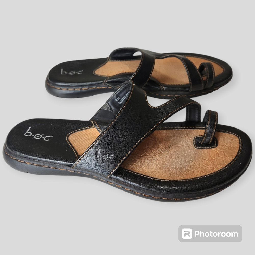 boc Black and Tan Women's Sandals
